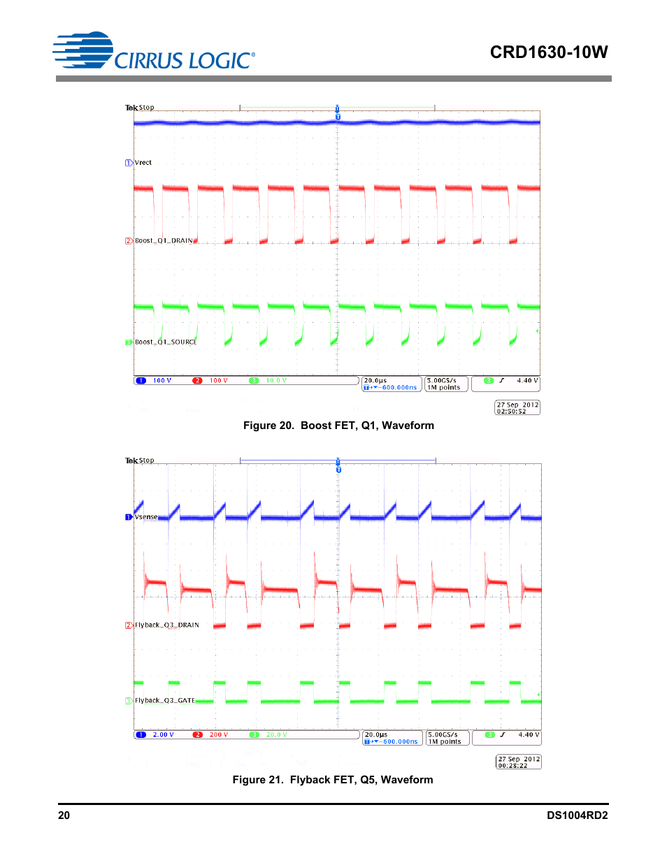 Cirrus Logic CRD1630-10W User Manual | Page 20 / 24