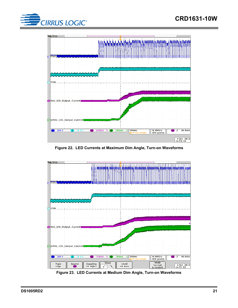 Cirrus Logic CRD1631-10W User Manual | Page 21 / 25