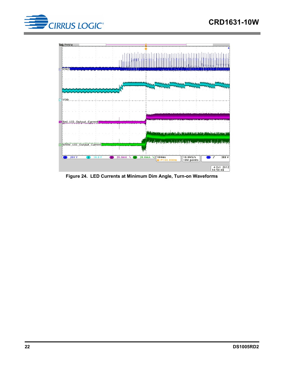 Cirrus Logic CRD1631-10W User Manual | Page 22 / 25