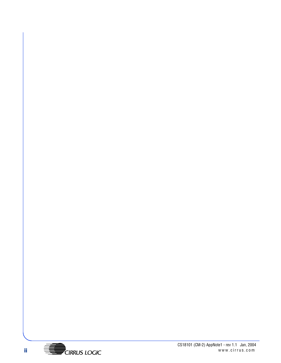 This page intentionally blank | Cirrus Logic AN Integrating CobraNet into Audio Products User Manual | Page 2 / 16