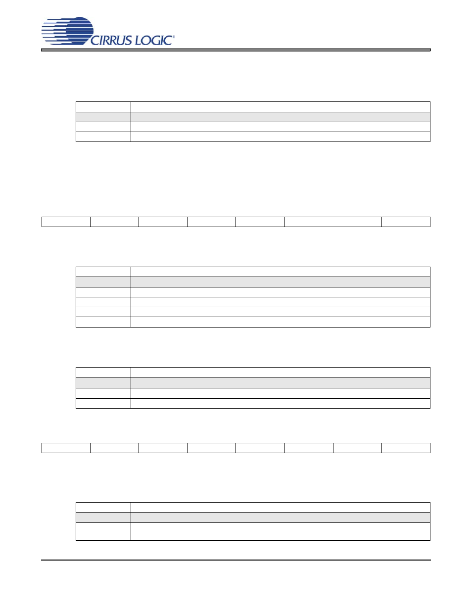 4 device configuration 2 (address 04h), 1 lock clock ratio (lockclk[1:0]), 5 global configuration (address 05h) | 1 device configuration freeze (freeze), P 30, Cs2000-cp, Device configuration freeze (freeze) | Cirrus Logic CS2000-CP User Manual | Page 30 / 38
