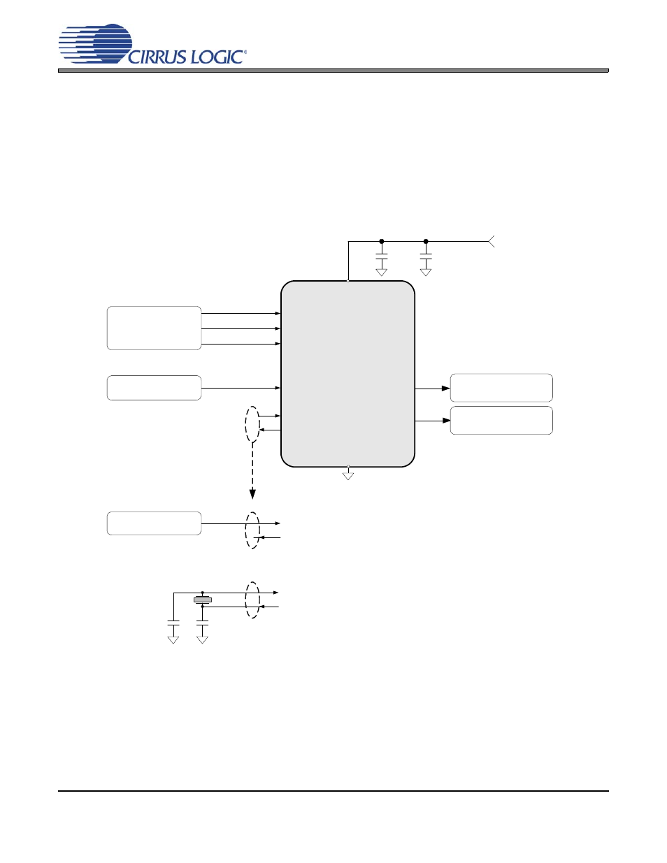 Typical connection diagram, Figure 1. typical connection diagram, Cs2100-otp | Cirrus Logic CS2100-OTP User Manual | Page 5 / 26