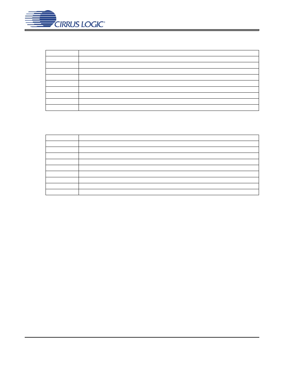 5 m2 pin configuration (m2config[2:0]), 6 clock input bandwidth (clkin_bw[2:0]), Cs2000-otp | Cirrus Logic CS2000-OTP User Manual | Page 25 / 30
