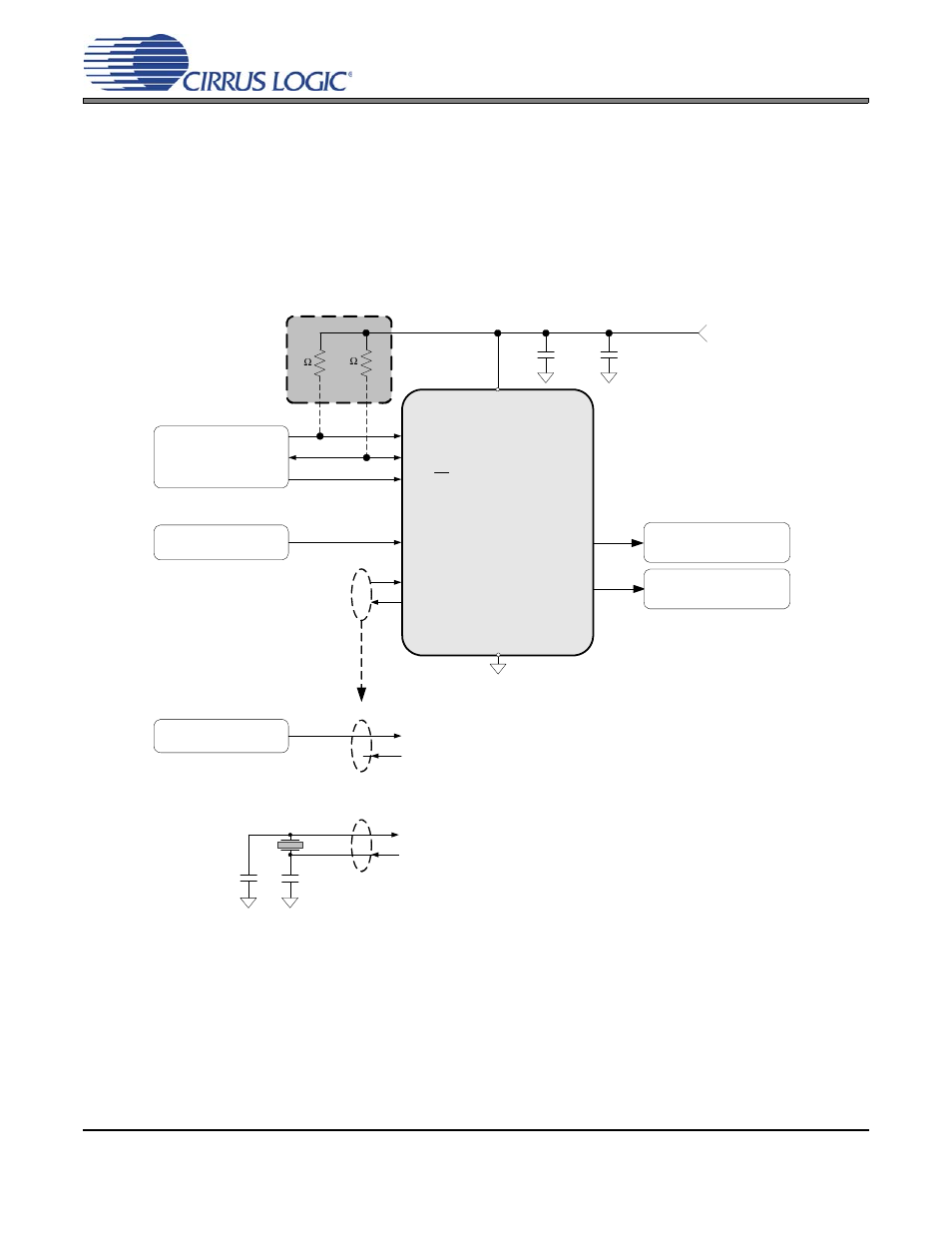 Typical connection diagram, Figure 1. typical connection diagram, Cs2100-cp | Cirrus Logic CS2100-CP User Manual | Page 5 / 32