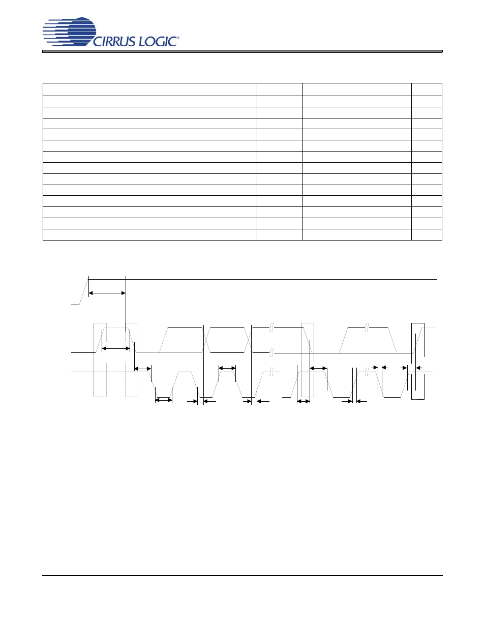 Control port switching characteristics- i·c format, Cs2300-cp, Control port switching characteristics- i²c format | Cirrus Logic CS2300-CP User Manual | Page 9 / 32