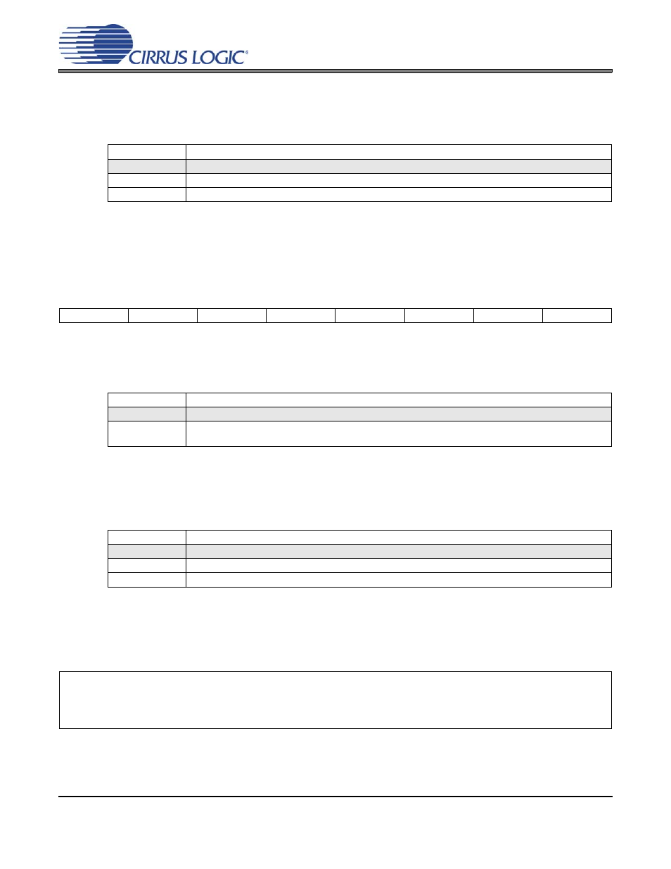 4 global configuration (address 05h), 1 device configuration freeze (freeze), 5 ratio (address 06h - 09h) | P 21, Cs2200-cp, Device configuration freeze (freeze) | Cirrus Logic CS2200-CP User Manual | Page 21 / 26