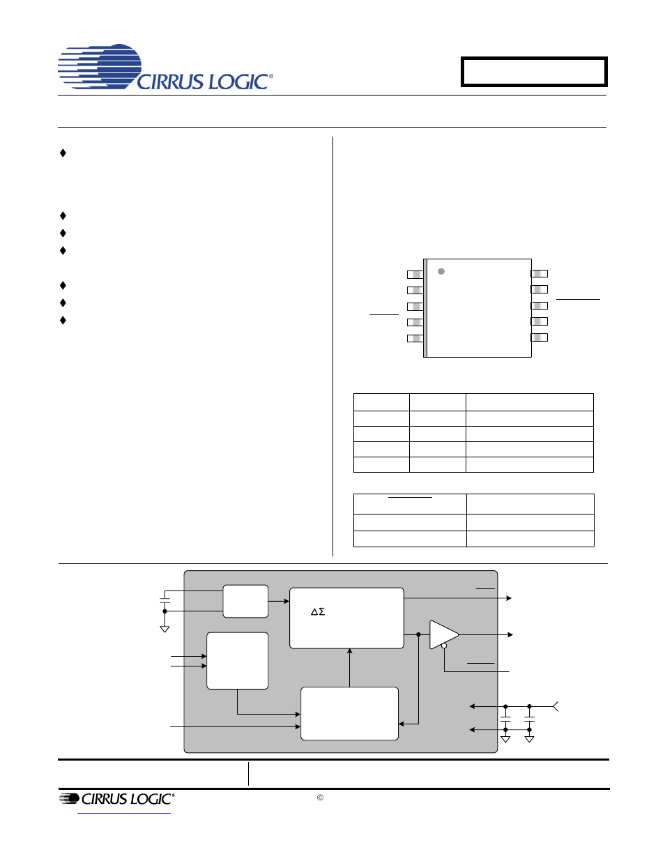 Cirrus Logic CS2300-02 User Manual | 3 pages
