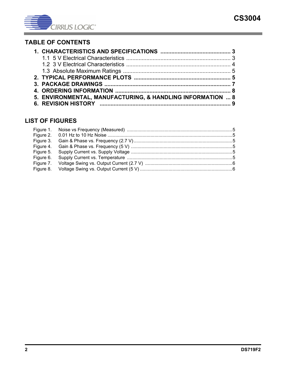 Cirrus Logic CS3004 User Manual | Page 2 / 10
