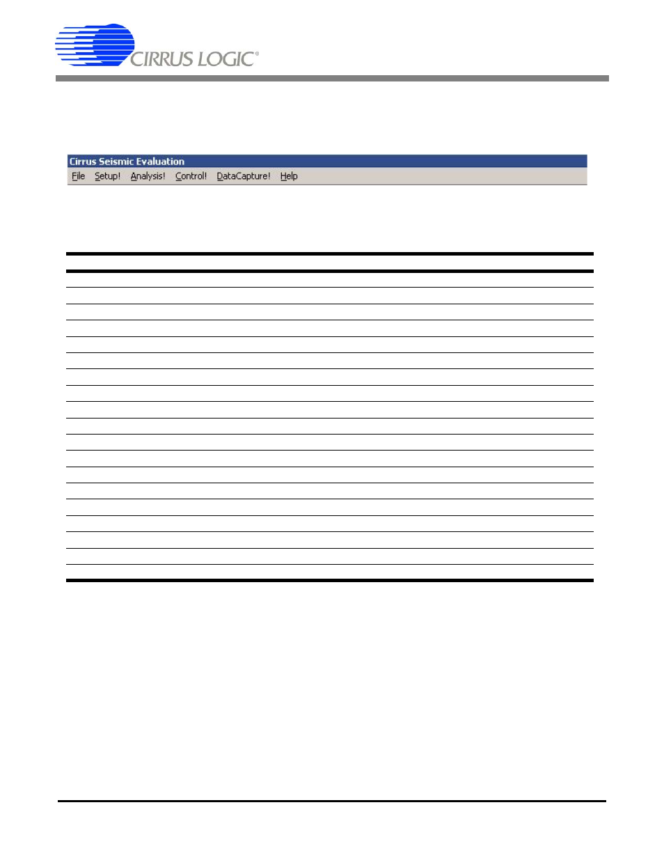 Software description, 1 menu bar, Crd5378 | Cirrus Logic CRD5378 User Manual | Page 31 / 64