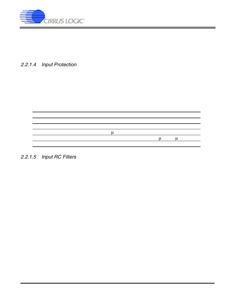 4 input protection, 5 input rc filters, Cdb5378 | Cirrus Logic CDB5378 User Manual | Page 17 / 74