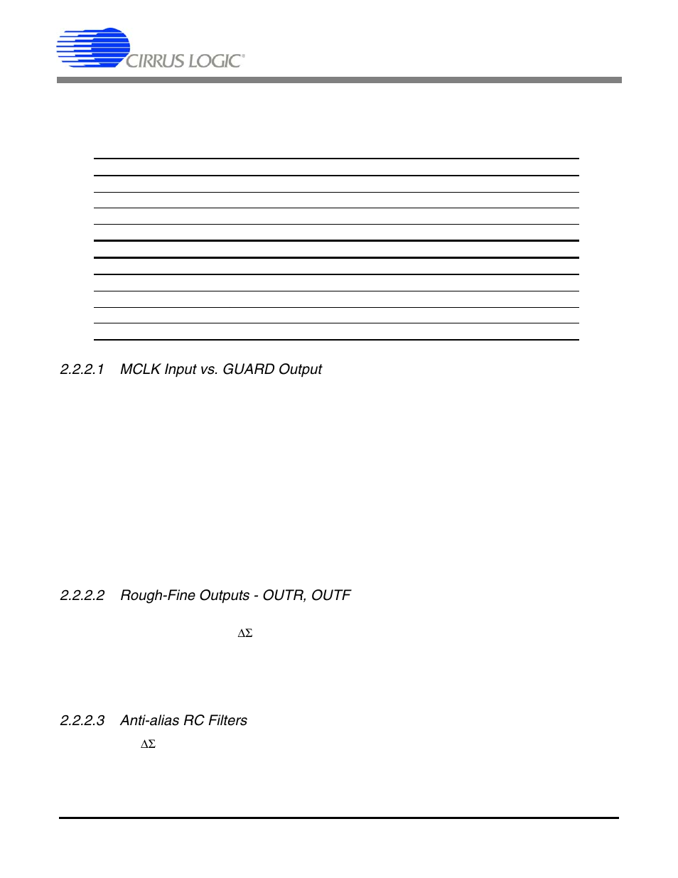 2 differential amplifiers, 1 mclk input vs. guard output, 2 rough-fine outputs - outr, outf | 3 anti-alias rc filters, Cdb5378 | Cirrus Logic CDB5378 User Manual | Page 19 / 74