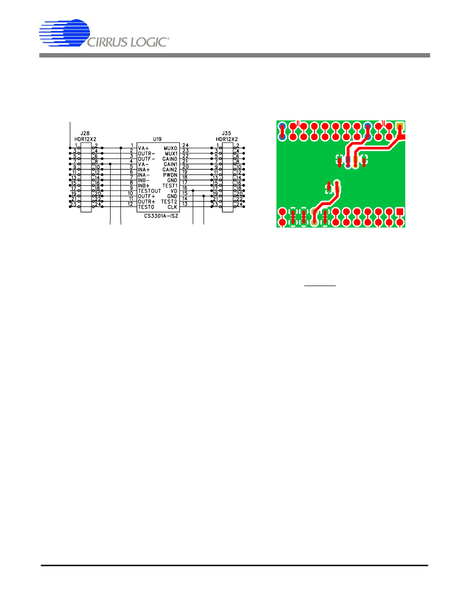 4 dual-row headers, Figure 7. dual-row headers with shorts, Cdb5378 | Cirrus Logic CDB5378 User Manual | Page 36 / 74