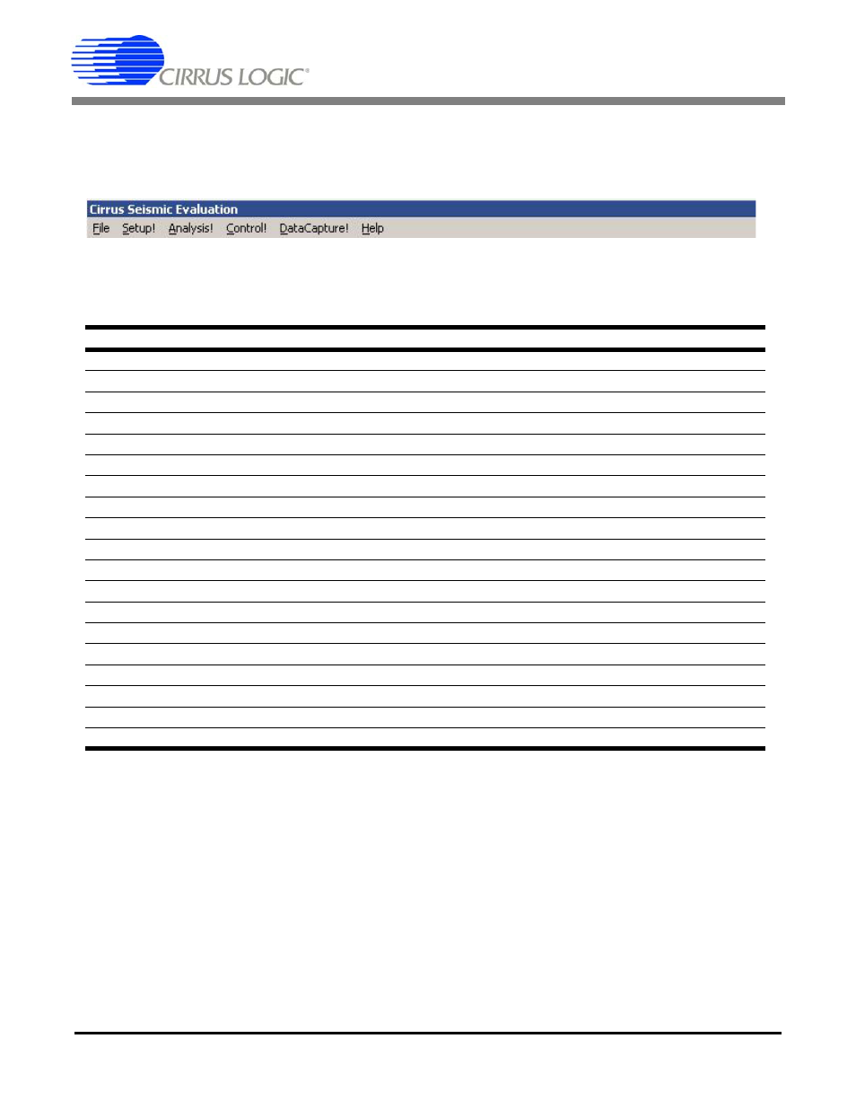 Software description, 1 menu bar, Cdb5378 | Cirrus Logic CDB5378 User Manual | Page 37 / 74