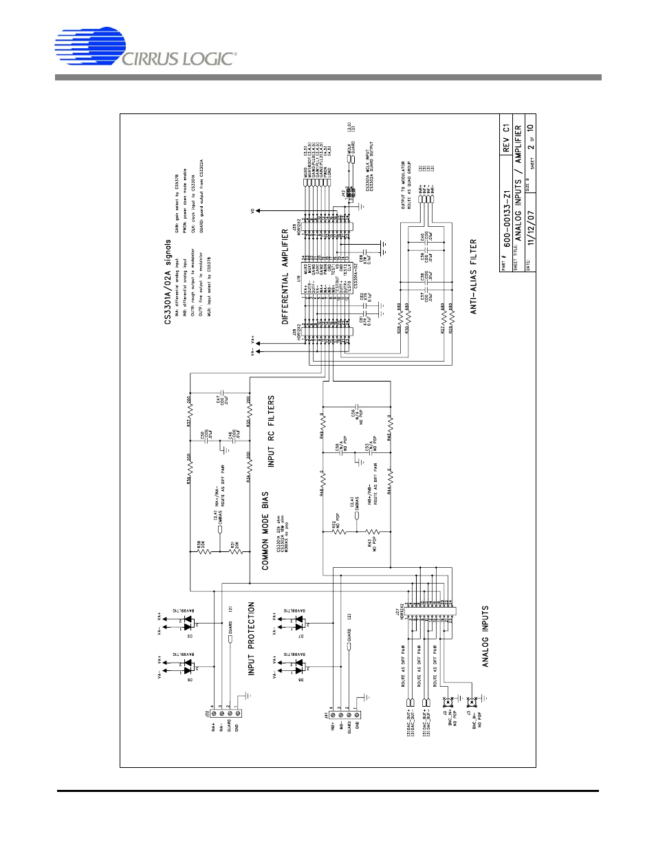 Cdb5378 | Cirrus Logic CDB5378 User Manual | Page 65 / 74