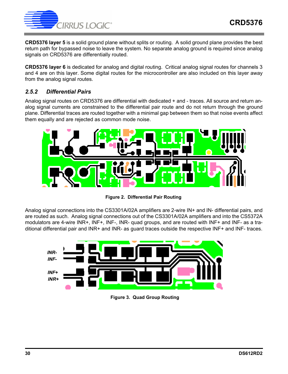 2 differential pairs, Crd5376 | Cirrus Logic CRD5376 User Manual | Page 30 / 68