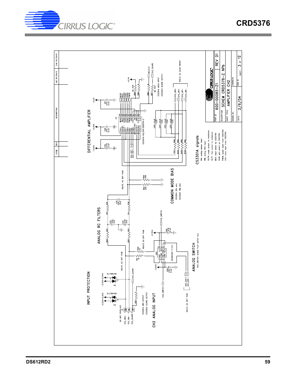 Crd5376 | Cirrus Logic CRD5376 User Manual | Page 59 / 68