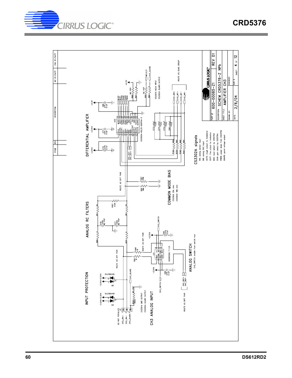 Crd5376 | Cirrus Logic CRD5376 User Manual | Page 60 / 68