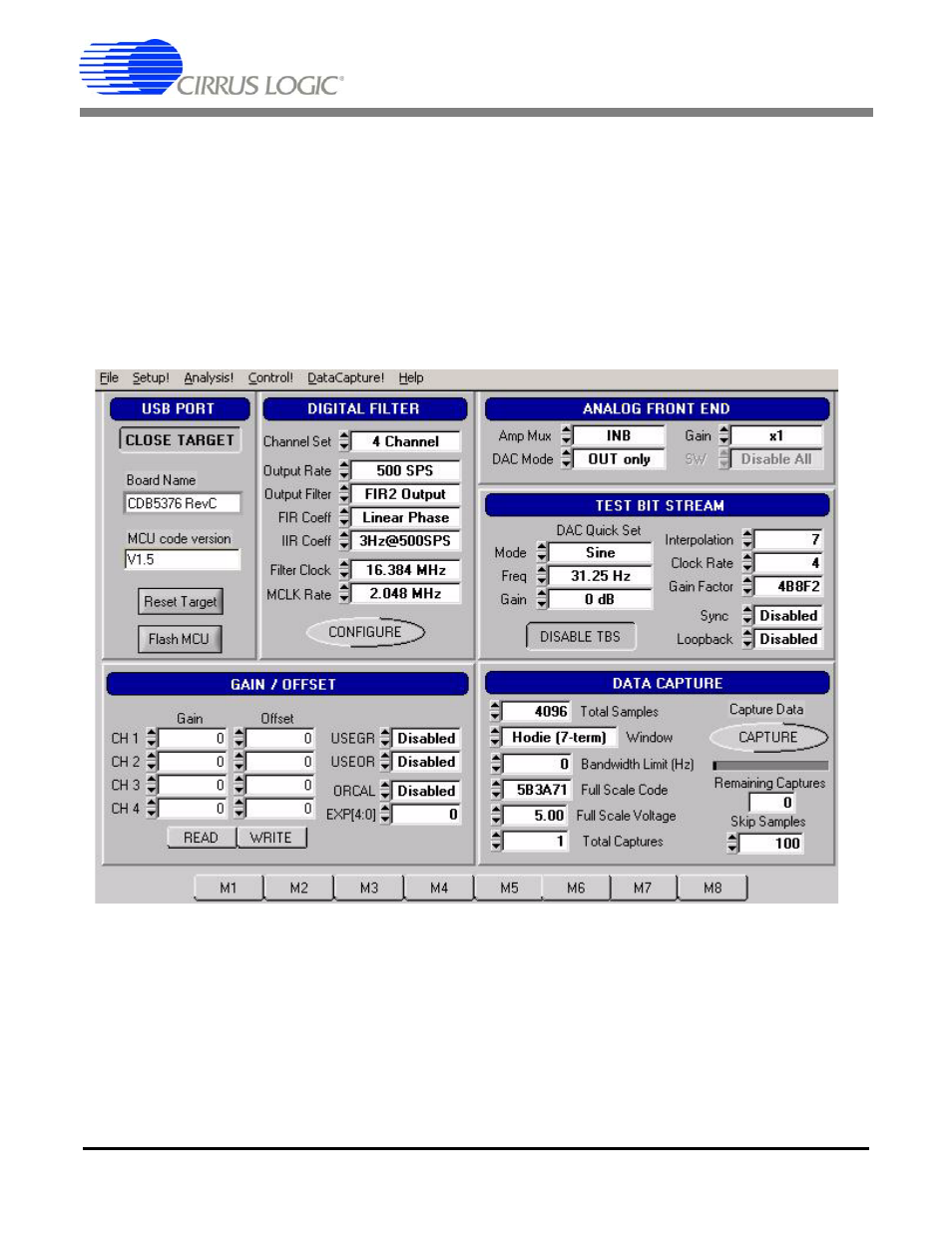 2 distortion test, Cdb5376 | Cirrus Logic CDB5376 User Manual | Page 14 / 80