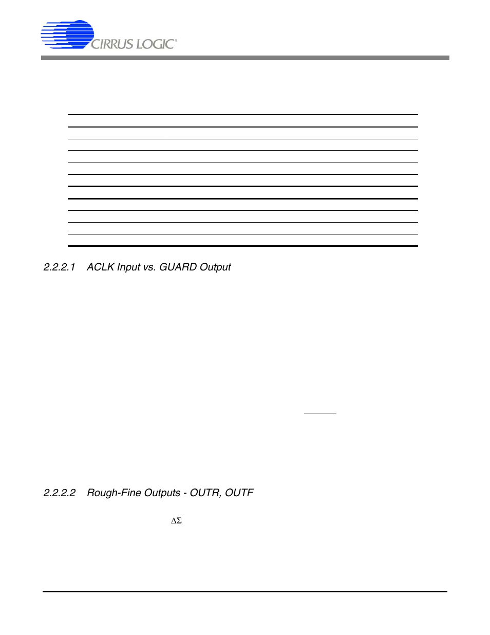 2 differential amplifiers, 1 aclk input vs. guard output, 2 rough-fine outputs - outr, outf | Cdb5376 | Cirrus Logic CDB5376 User Manual | Page 19 / 80