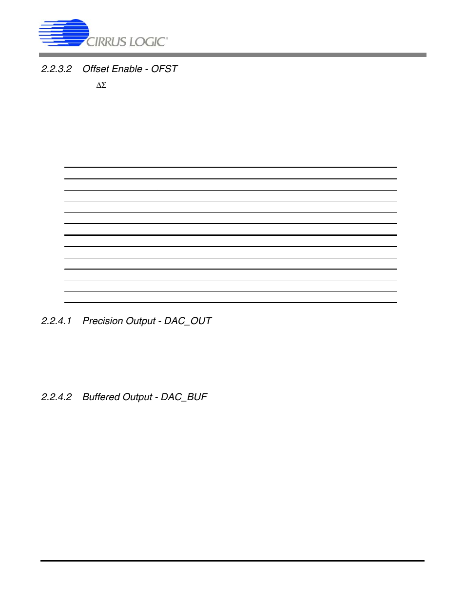 2 offset enable - ofst, 4 delta-sigma test dac, 1 precision output - dac_out | 2 buffered output - dac_buf, Cdb5376 | Cirrus Logic CDB5376 User Manual | Page 21 / 80