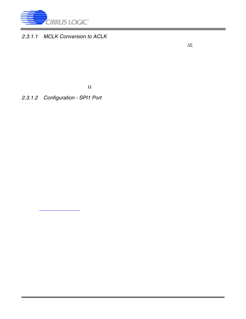1 mclk conversion to aclk, 2 configuration - spi1 port, 2 interface cpld | Cdb5376 | Cirrus Logic CDB5376 User Manual | Page 25 / 80