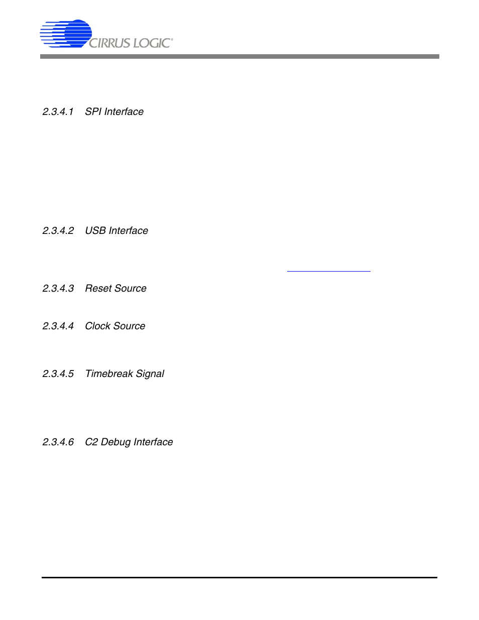 1 spi interface, 2 usb interface, 3 reset source | 4 clock source, 5 timebreak signal, 6 c2 debug interface, 5 phase locked loop, Cdb5376 | Cirrus Logic CDB5376 User Manual | Page 29 / 80