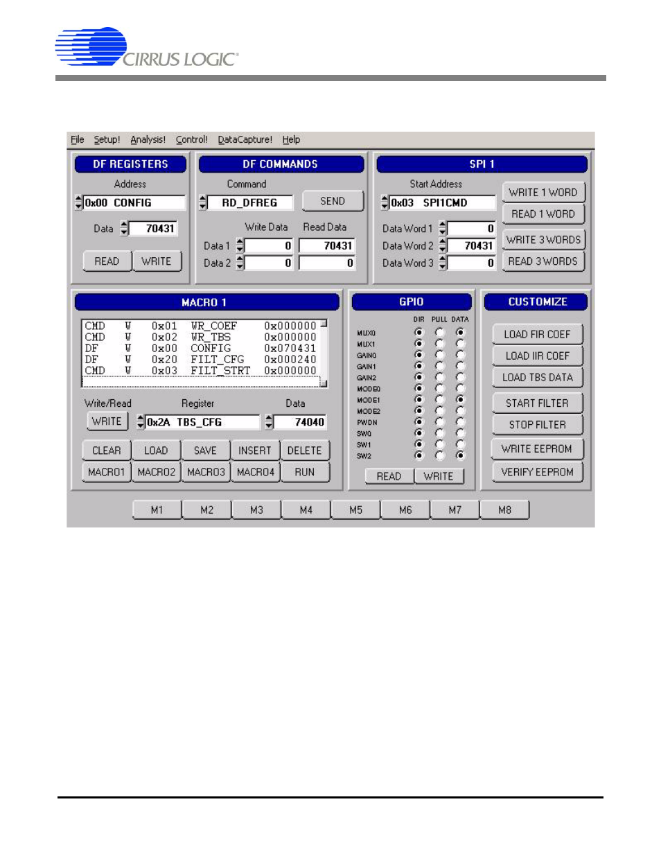 5 control panel, Cdb5376 | Cirrus Logic CDB5376 User Manual | Page 51 / 80