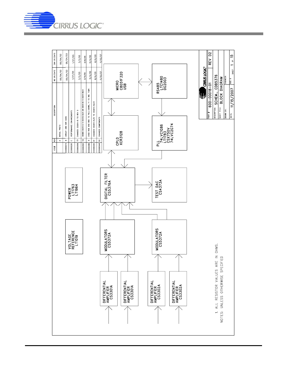 Schematics, Cdb5376 | Cirrus Logic CDB5376 User Manual | Page 66 / 80