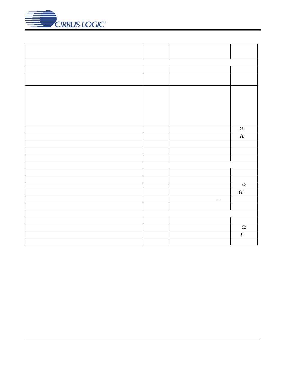 Cs3302a, Analog characteristic (cont.) | Cirrus Logic CS3302A User Manual | Page 7 / 16