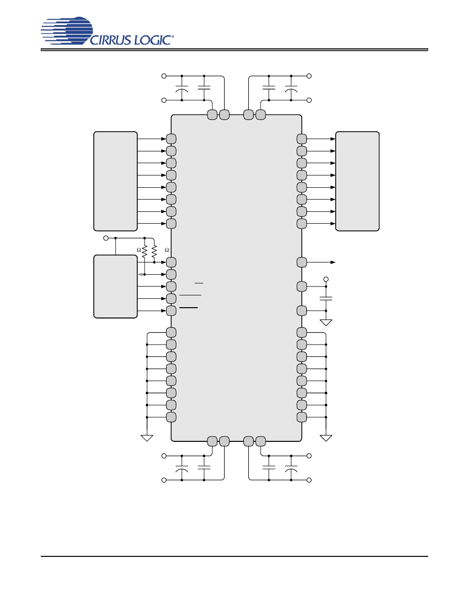 Typical connection diagram, Figure 3. typical connection diagram, Figure 3.typical connection diagram | Cs3308 | Cirrus Logic CS3308 User Manual | Page 12 / 44