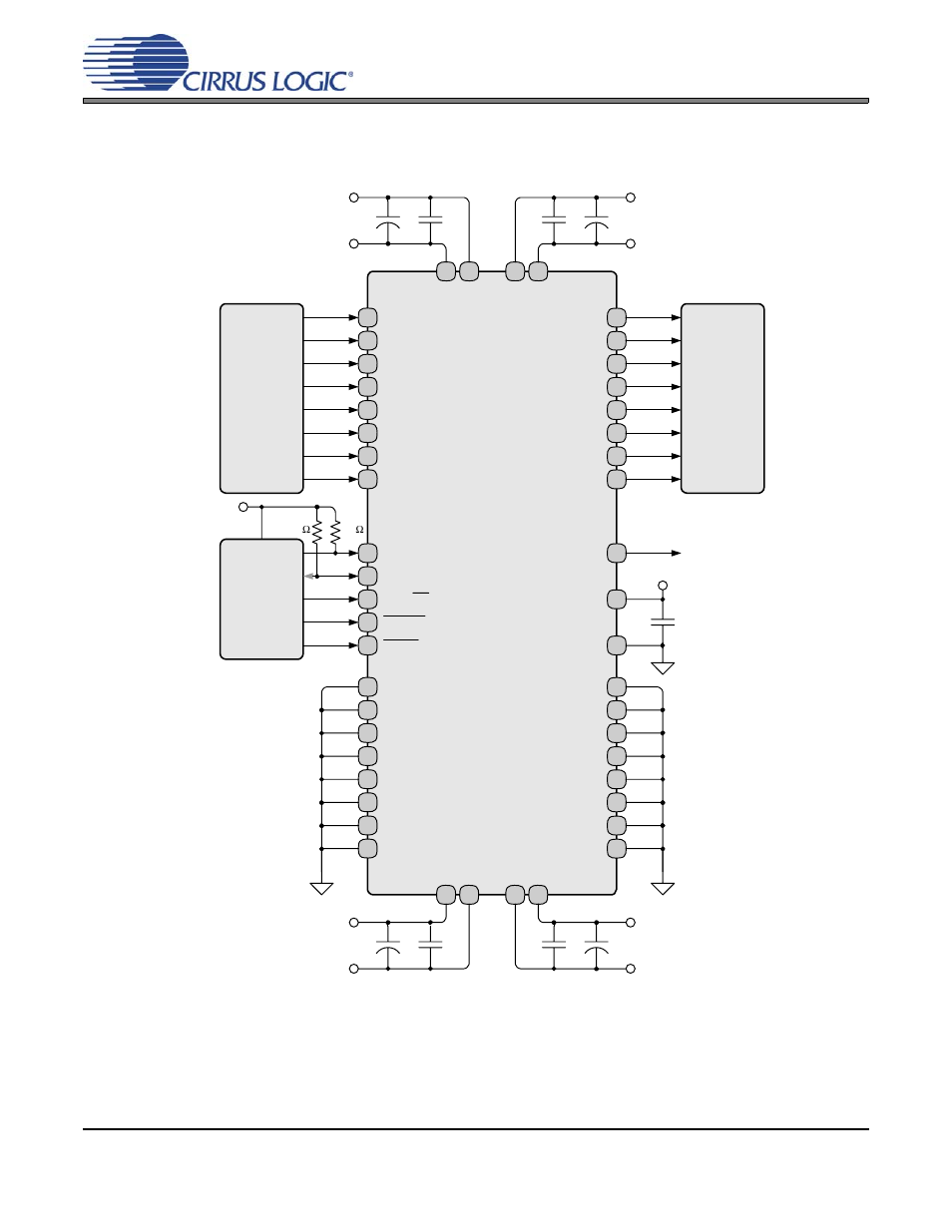 Typical connection diagram, Figure 3. typical connection diagram, Figure 3.typical connection diagram | Cs3318 | Cirrus Logic CS3318 User Manual | Page 12 / 44