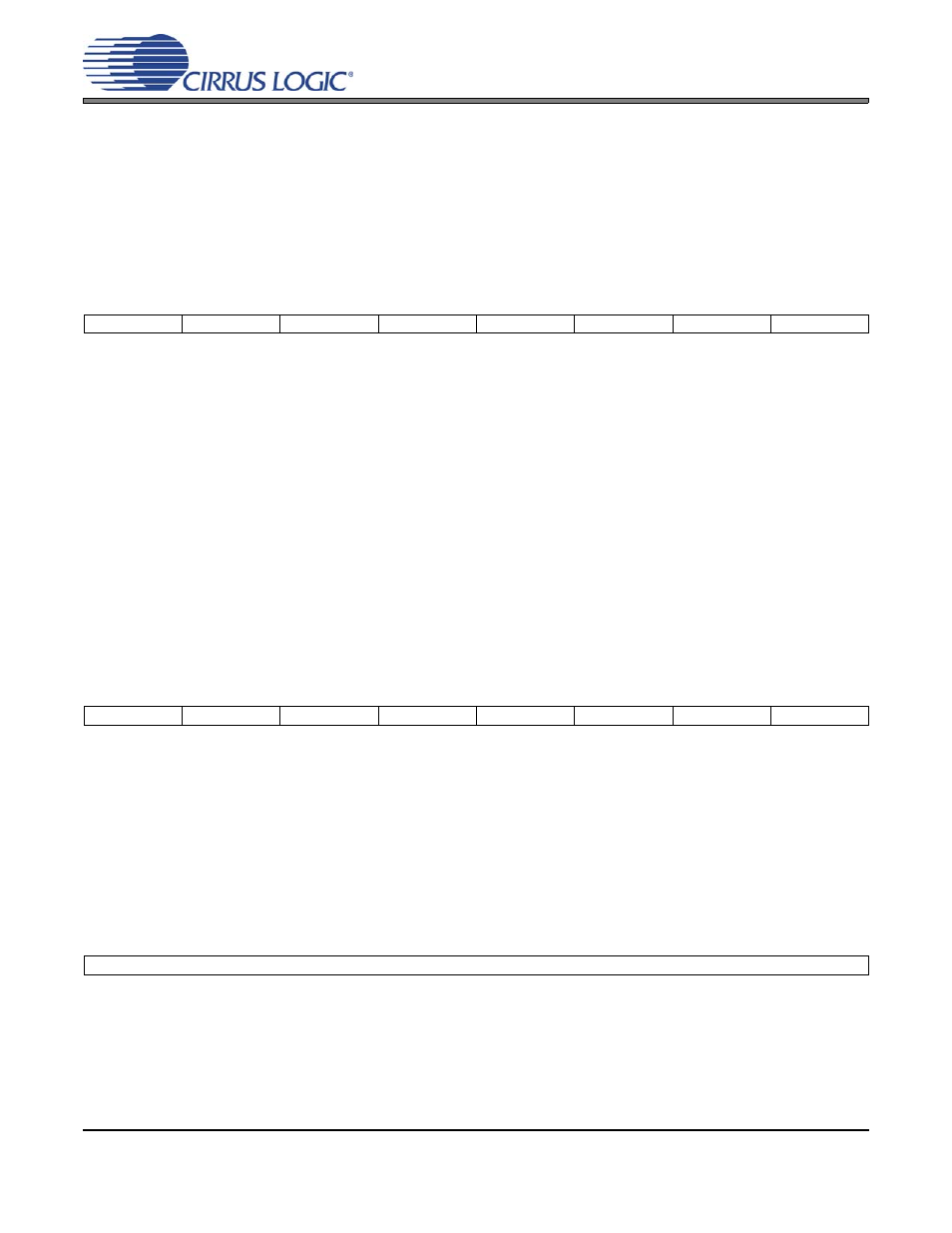 14 master2 control - address 15h, 1 master2 mute (bit 1), 2 master2 ¹db control (bit 0) | 15 master3 mask - address 16h, 16 master3 volume - address 17h, 1 master3 volume control (bits 7:0), 14 master 2 control - address 15h, 1 master 3 volume control (bits 7:0), Cs3318 | Cirrus Logic CS3318 User Manual | Page 38 / 44