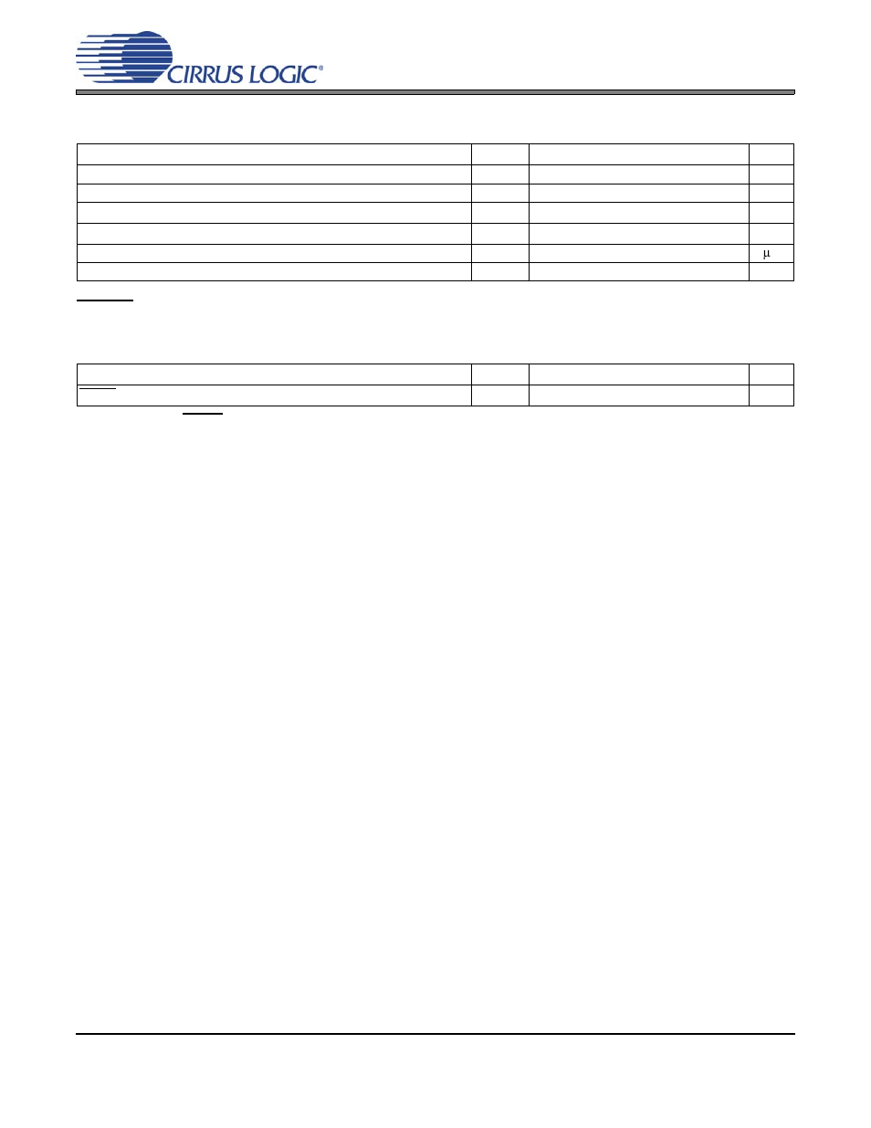 Digital interface characteristics, Mute switching characteristics | Cirrus Logic CS3318 User Manual | Page 9 / 44