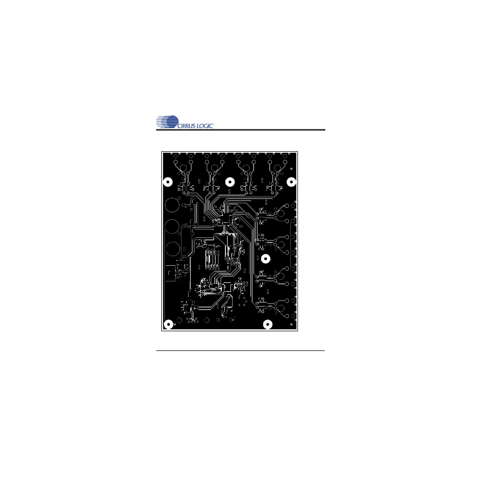Figure 12. top side copper layer, Figure 12.top side copper layer, Show | Cdb3308 | Cirrus Logic CDB3308 User Manual | Page 14 / 16