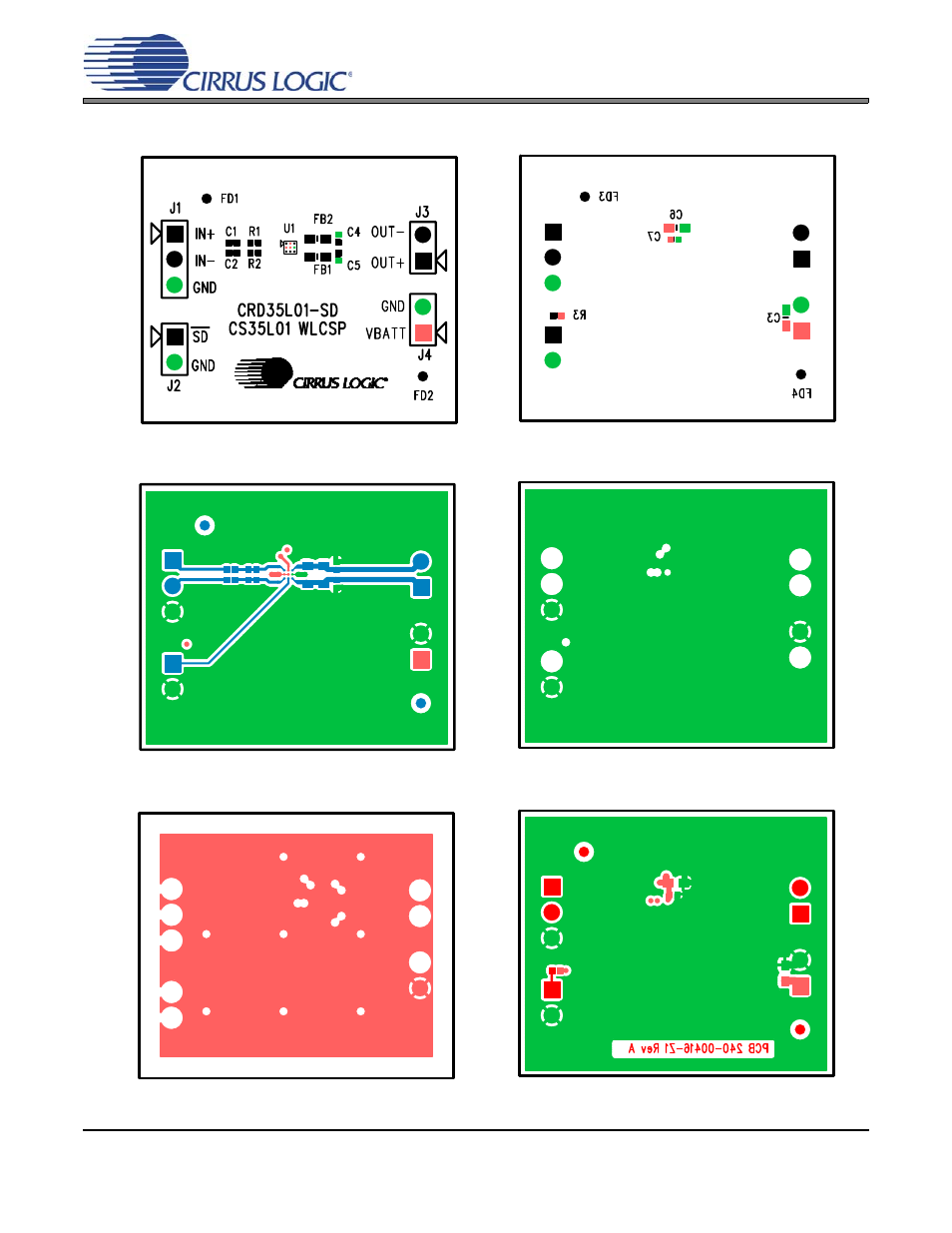 Crd layout, Figure 6 | Cirrus Logic CRD35L01 User Manual | Page 10 / 14