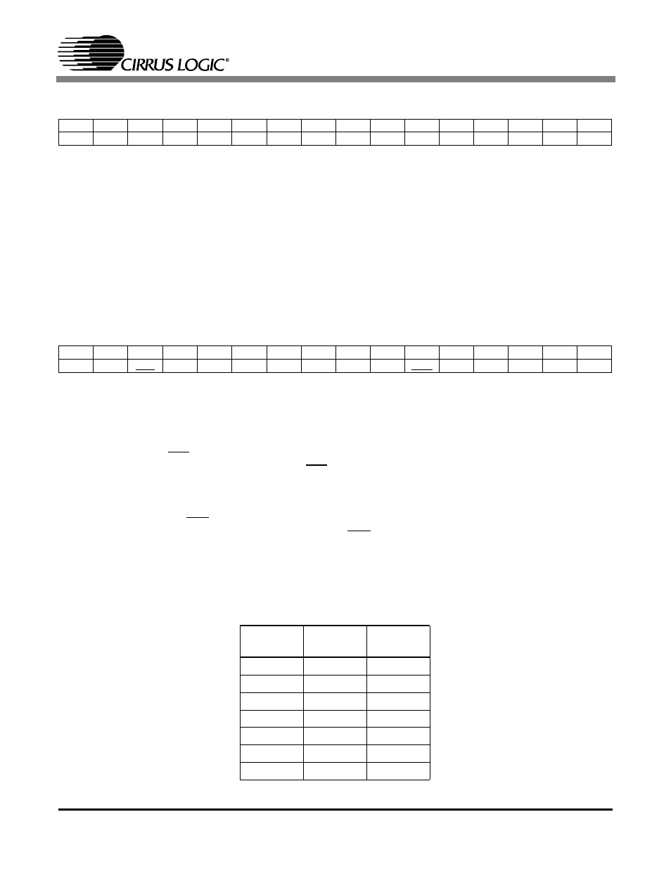 Table 2. analog mixer output attenuation, Cs4202 | Cirrus Logic CS4202 User Manual | Page 22 / 66
