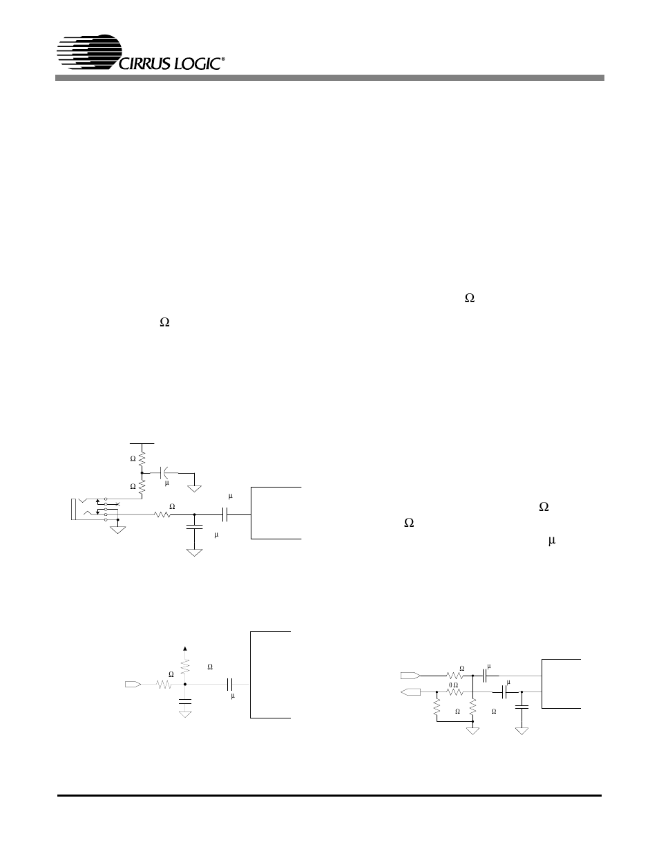 Figure 20. microphone input, 4 pc beep input, Figure 21. pc_beep input | 5 phone input, Figure 22. modem connection, 2 analog outputs, 1 stereo outputs, 4 pc beep input 10.1.5 phone input, Figure 20 illustrates an input, Cs4202 | Cirrus Logic CS4202 User Manual | Page 51 / 66