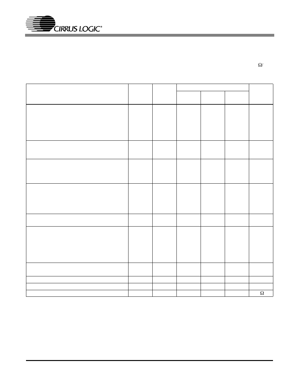 Characteristics and specifications, Analog characteristics, Cs4202 | Cirrus Logic CS4202 User Manual | Page 6 / 66