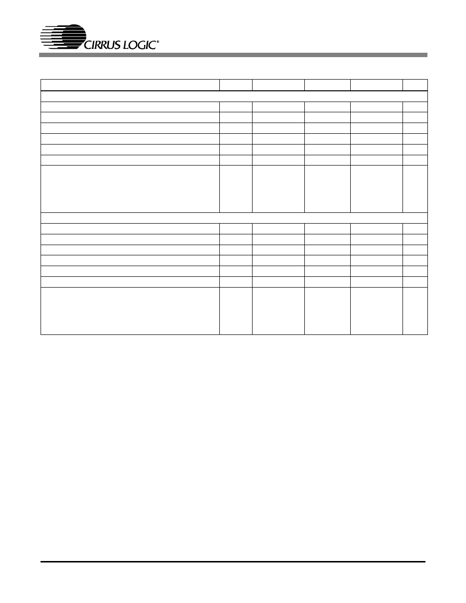 Cs4202, Digital characteristics | Cirrus Logic CS4202 User Manual | Page 8 / 66