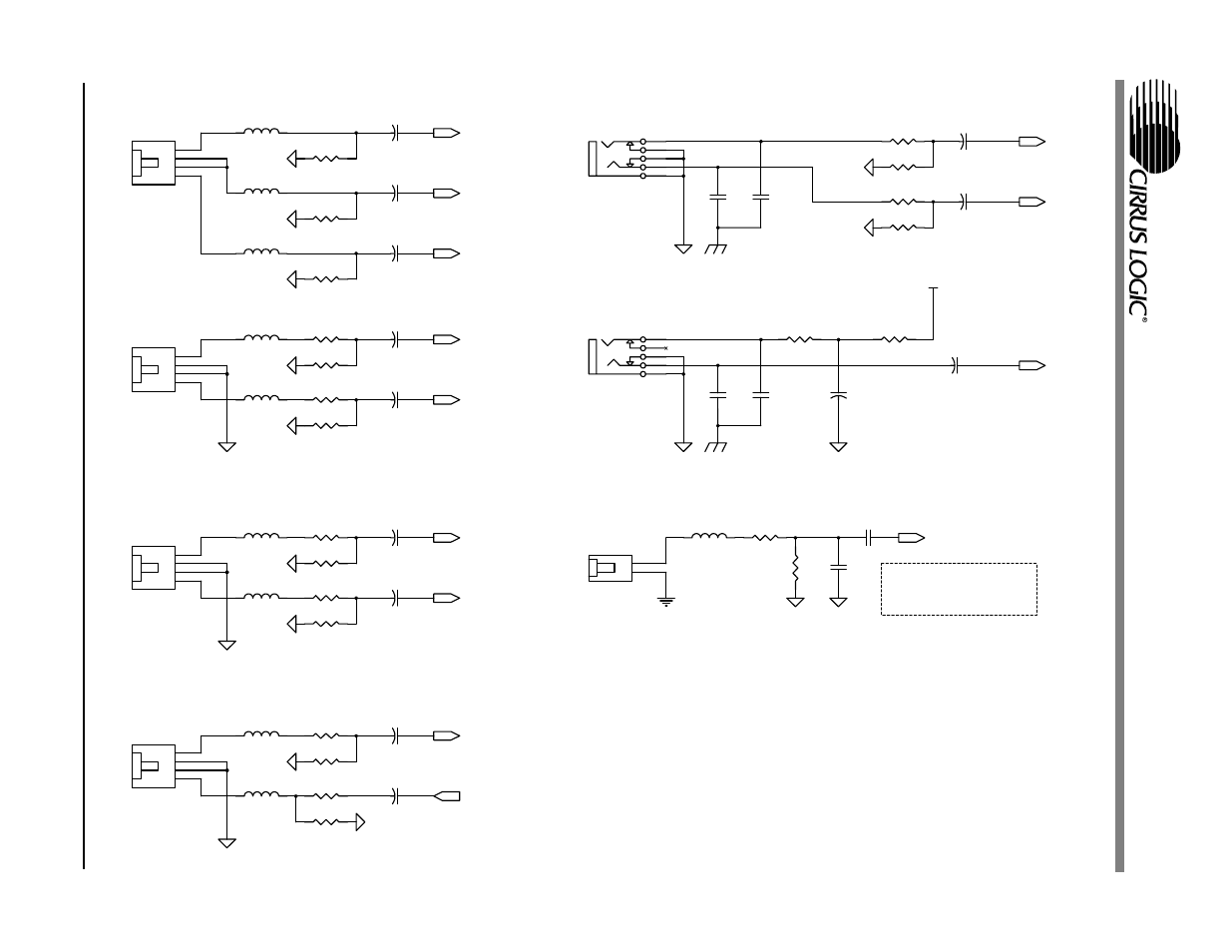 Figure 3. analog inputs, Figure 3, Line in | Video in cd in aux in beep in, Mic in internal modem connection | Cirrus Logic CRD4202-1 User Manual | Page 9 / 24