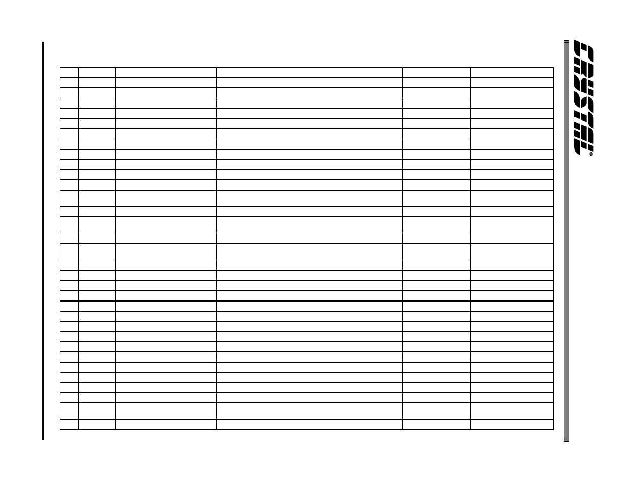 Bill of materials, Printed circuit board assembly | Cirrus Logic CRD4205-2 User Manual | Page 15 / 18