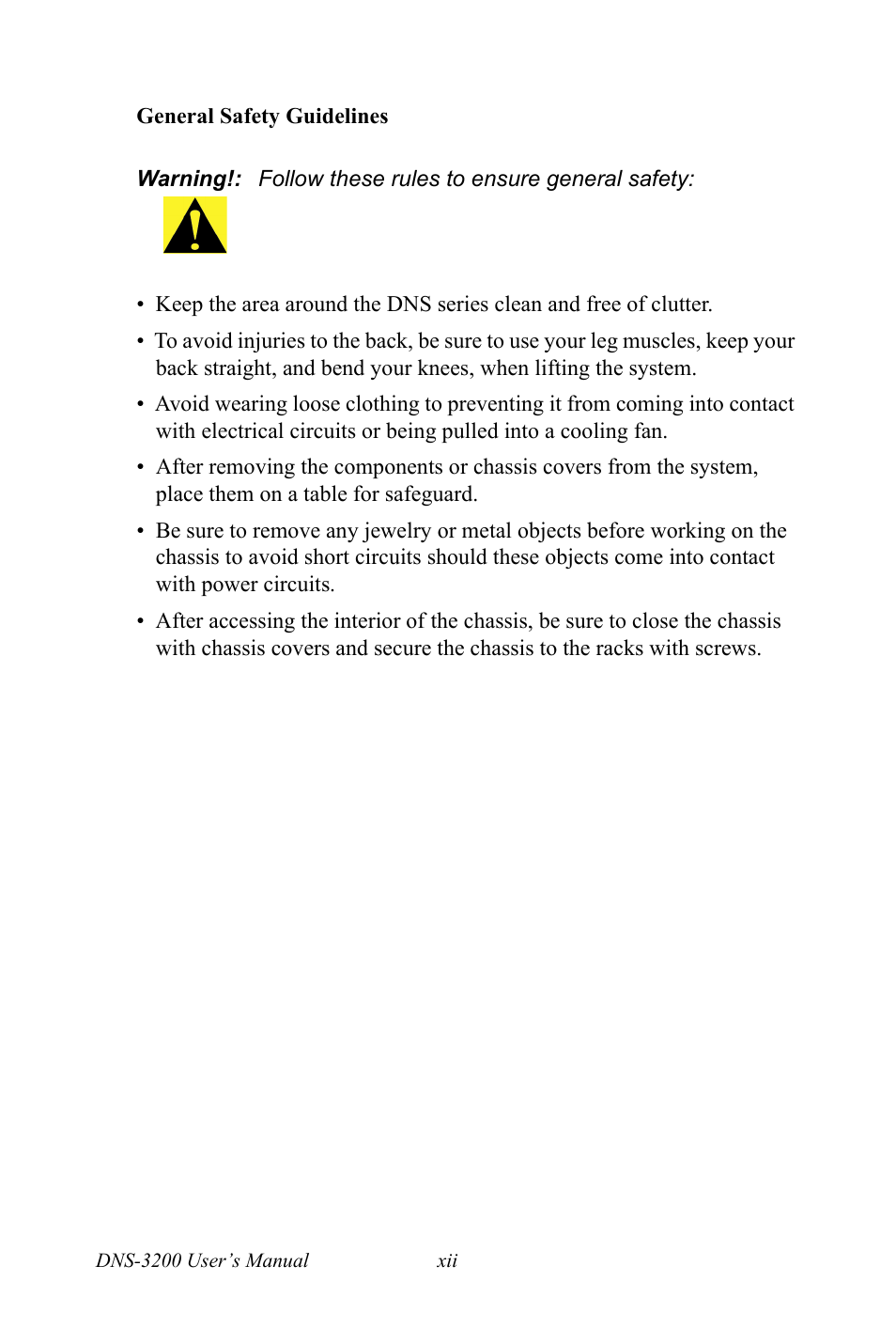 Advantech DNS-3200 User Manual | Page 12 / 110
