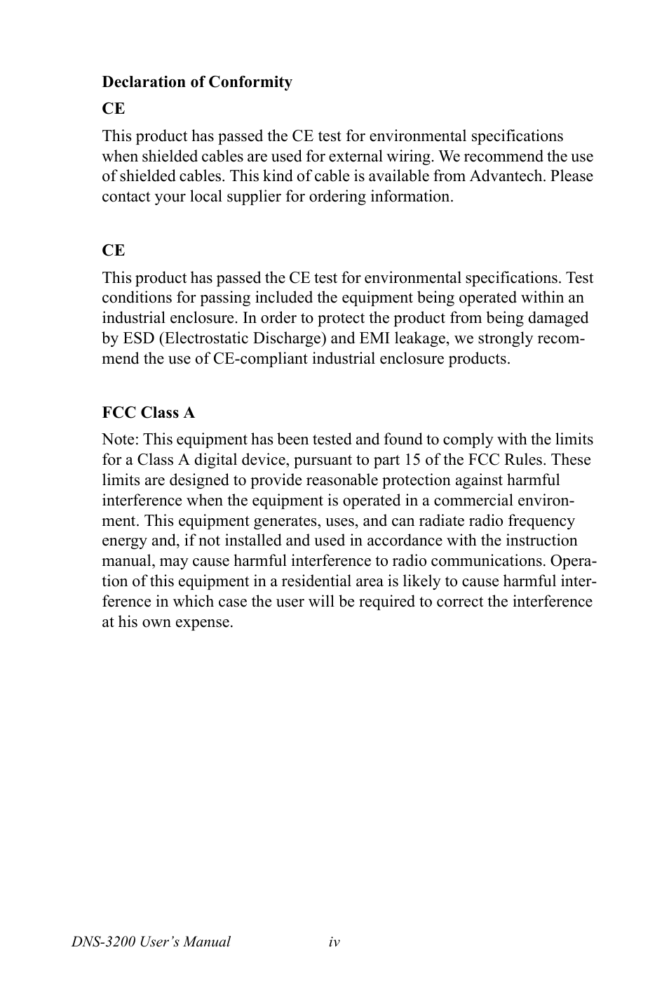 Advantech DNS-3200 User Manual | Page 4 / 110