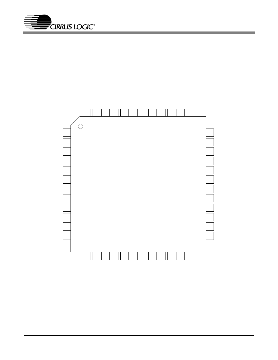 Pin descriptions, Figure 34. pin locations for the cs4205, Cs4205 | Cirrus Logic CS4205 User Manual | Page 70 / 81