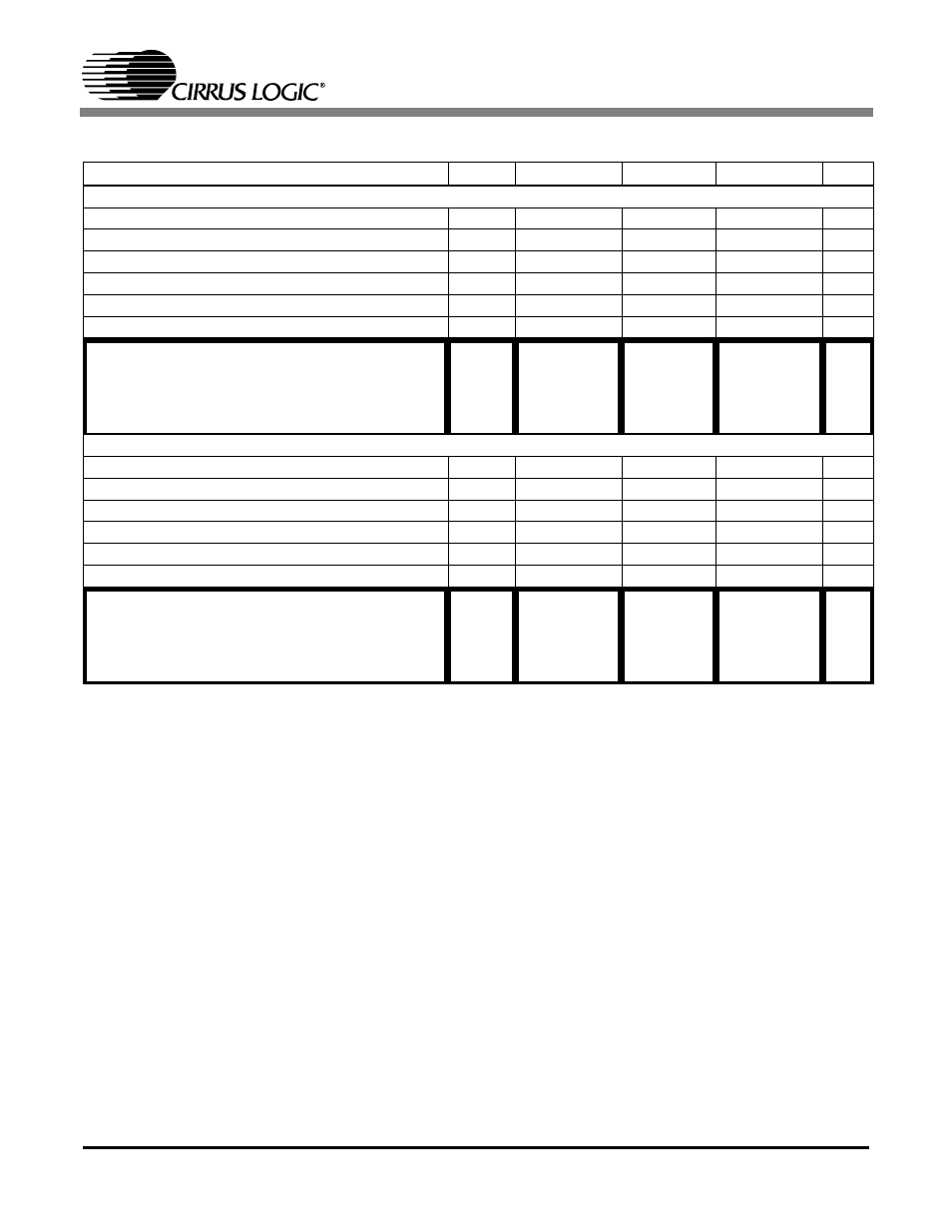 Cs4205, Digital characteristics | Cirrus Logic CS4205 User Manual | Page 9 / 81