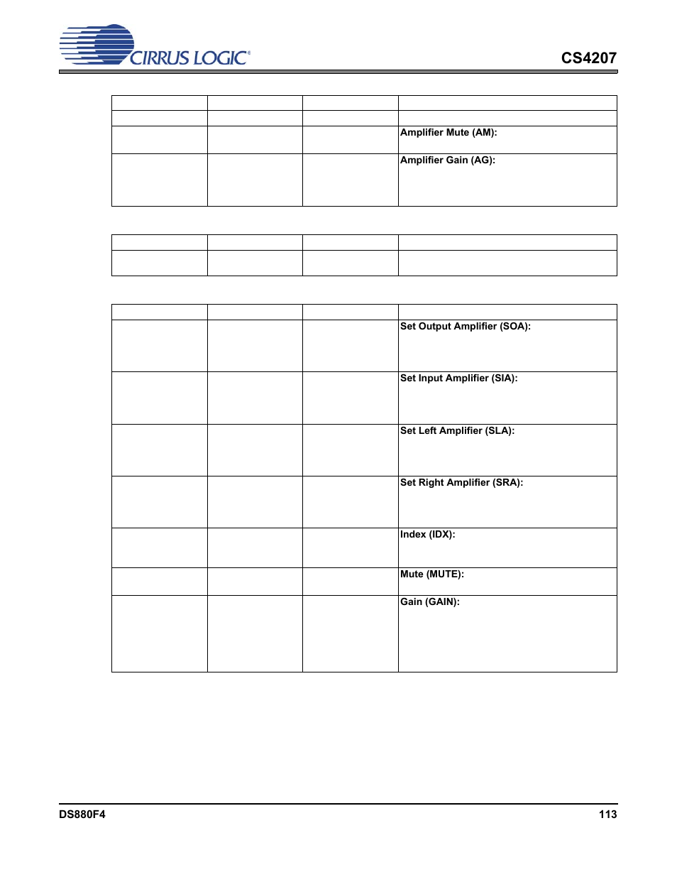 Cs4207 | Cirrus Logic CS4207 User Manual | Page 113 / 148