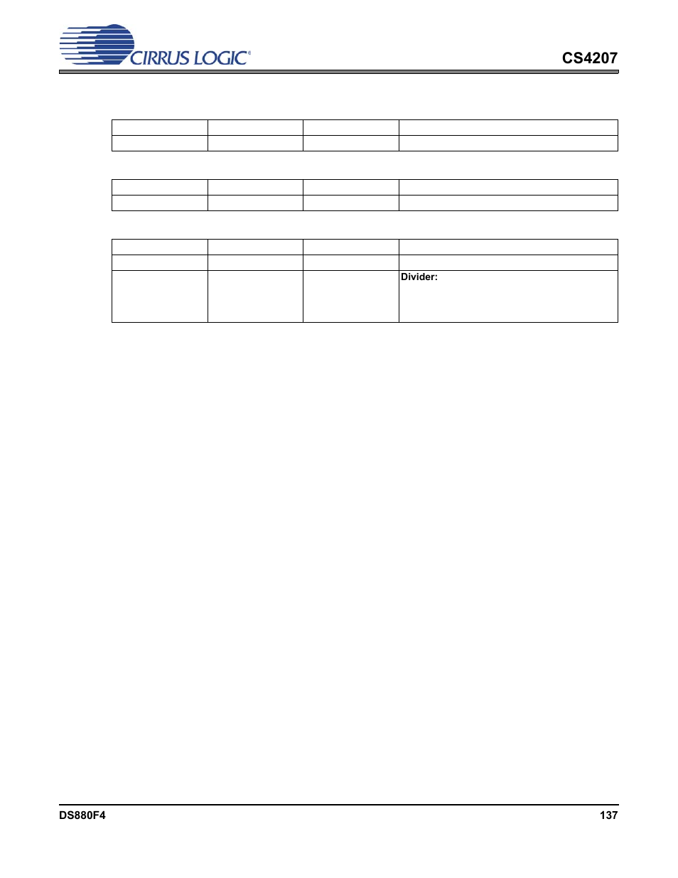 2 beep generation control, Cs4207 | Cirrus Logic CS4207 User Manual | Page 137 / 148