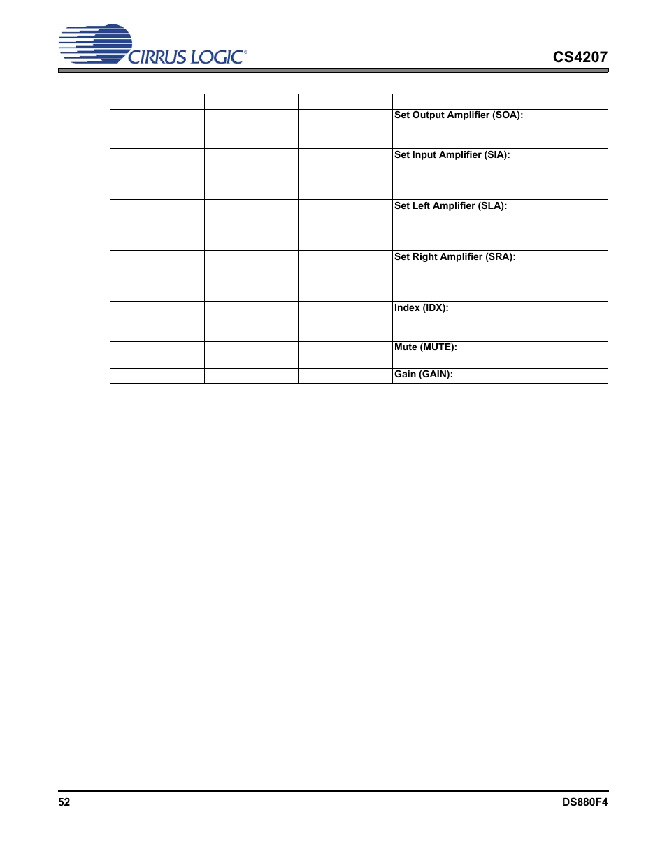 Cs4207 | Cirrus Logic CS4207 User Manual | Page 52 / 148