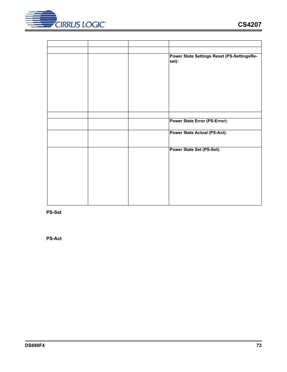 Cs4207 | Cirrus Logic CS4207 User Manual | Page 73 / 148