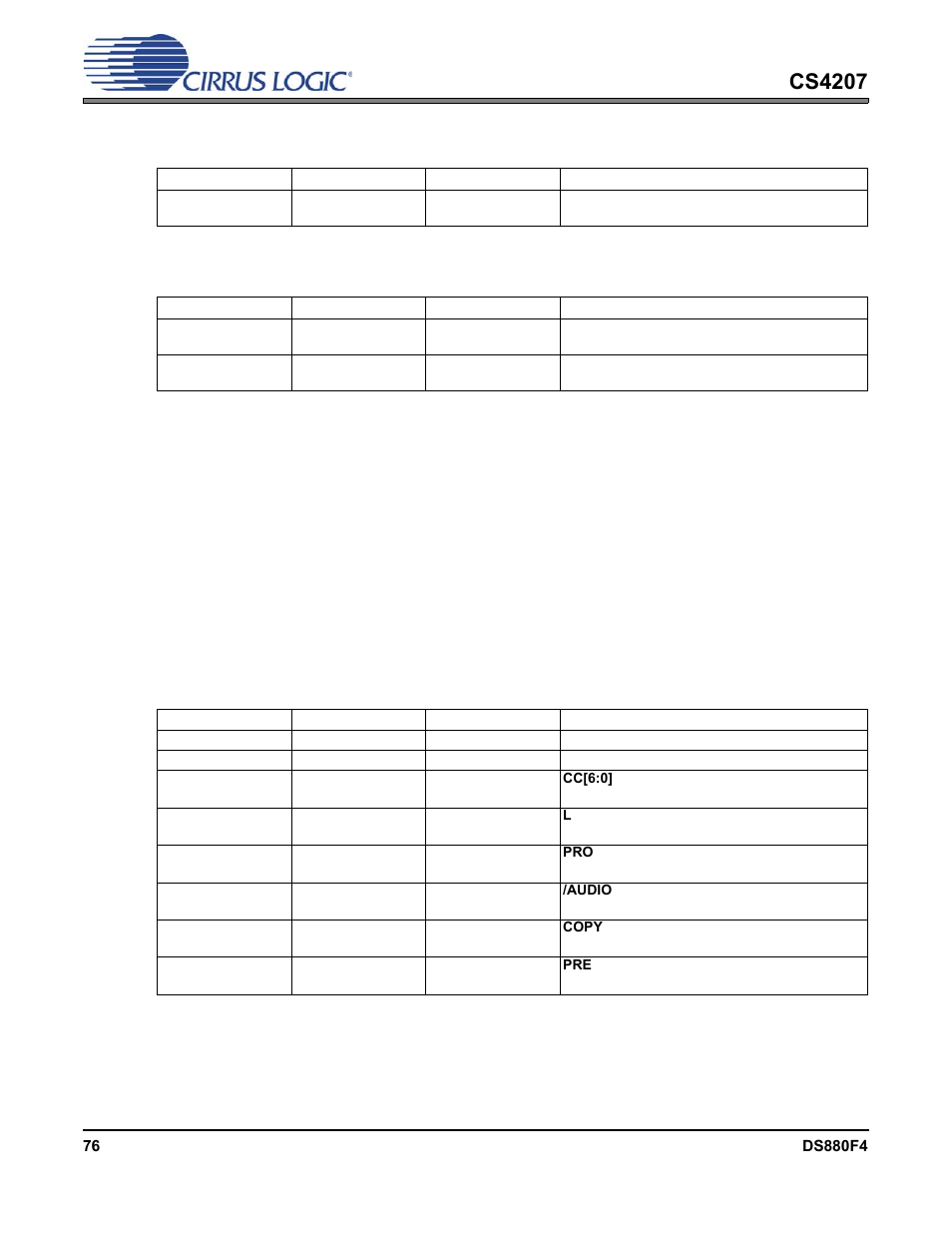 8 digital converter control, Cs4207 | Cirrus Logic CS4207 User Manual | Page 76 / 148